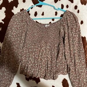 American eagle peasant top!